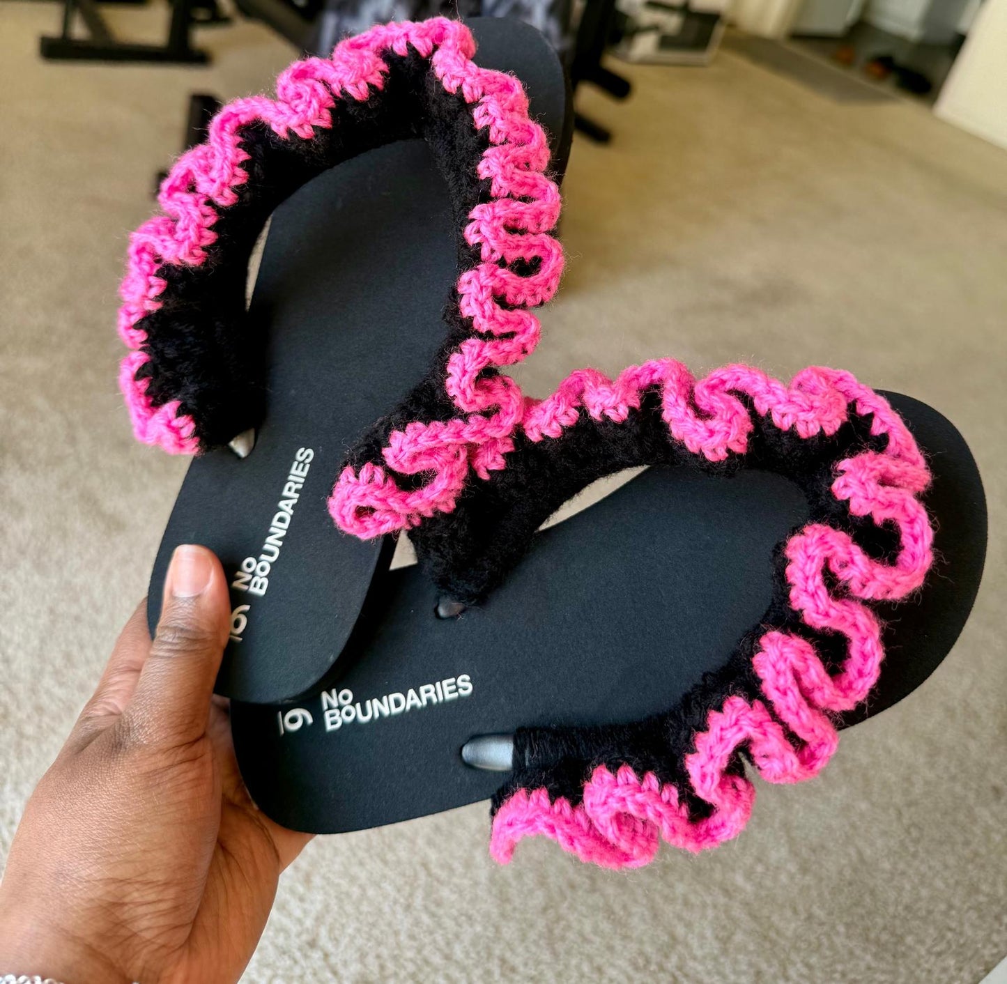 Crochet Flip Flops for Women