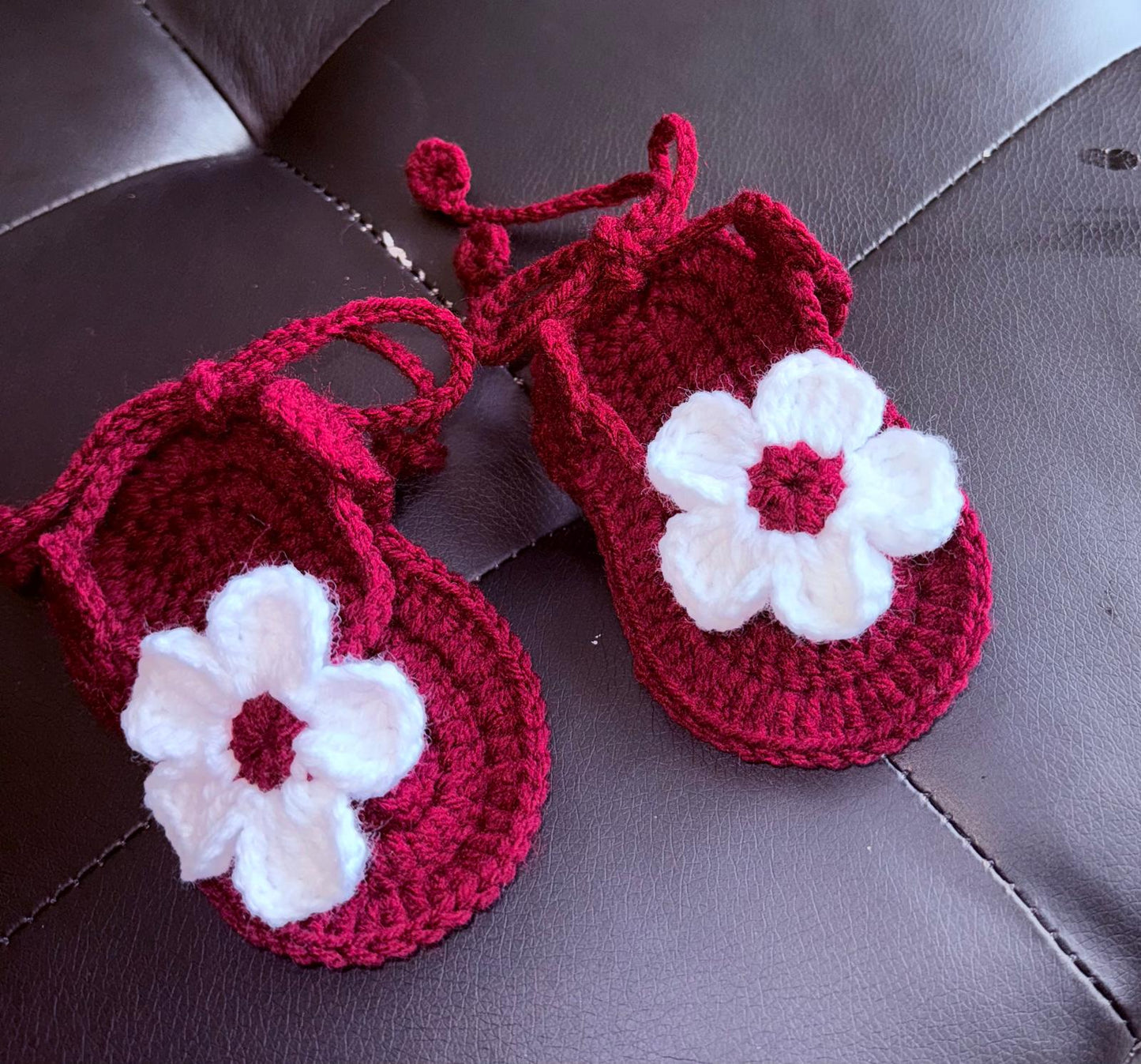 Newborn Handmade Crochet Sandals